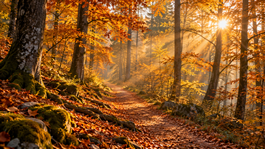 Herbstwald